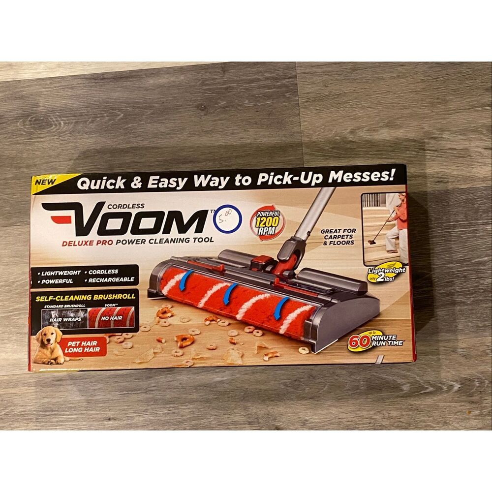 VOOM Cordless Deluxe Pro Power Cleaning Tool – Lightweight & Rechargeable